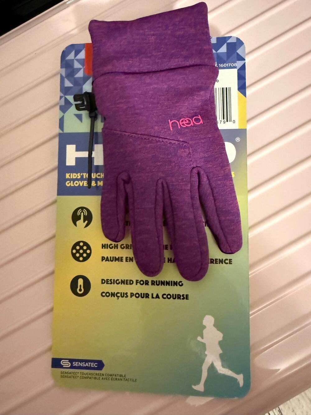 HEAD kids' touchscreen running gloves